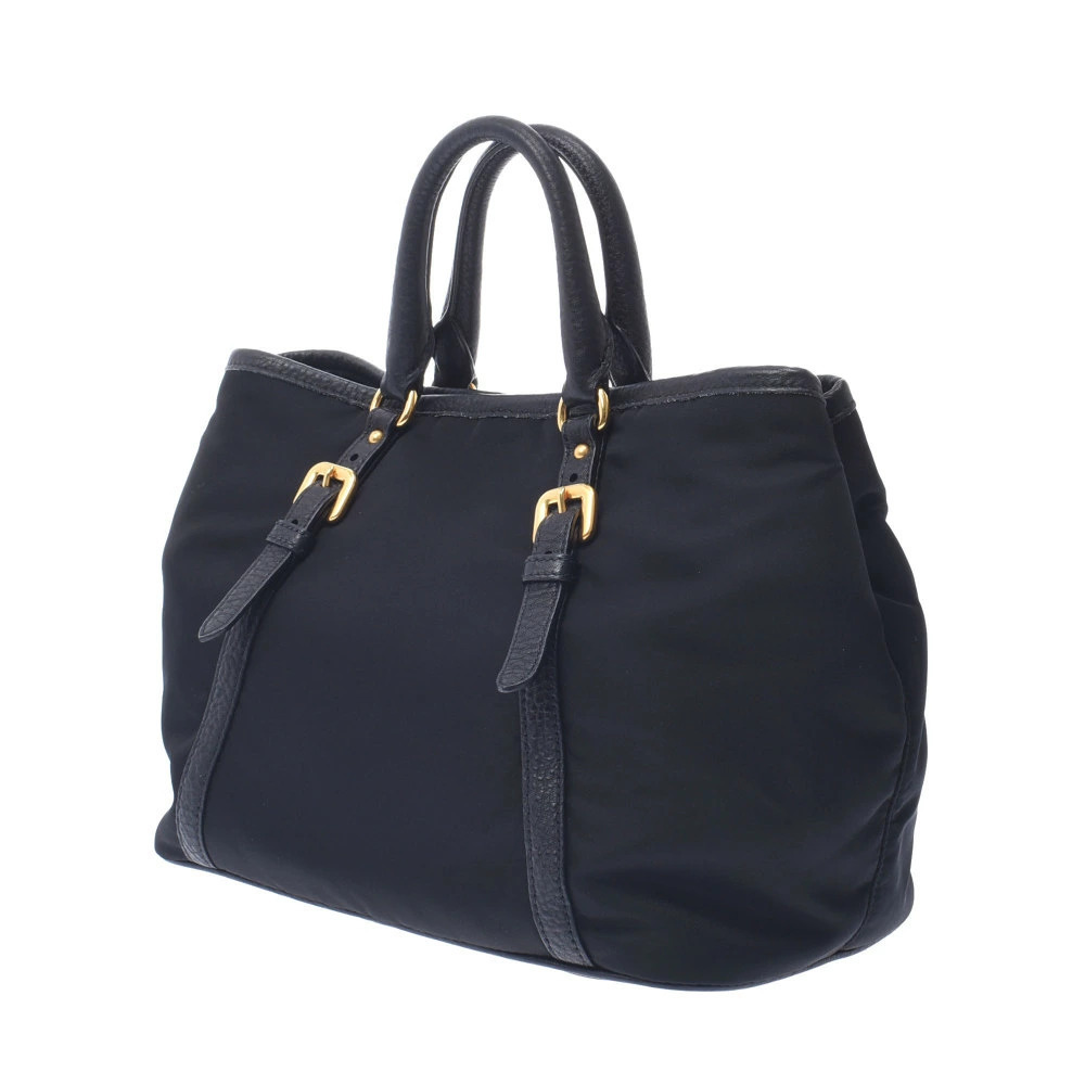 Prada leather handbag bag black